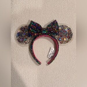 Disney Pink and Multicolor Sequin Bow Headband